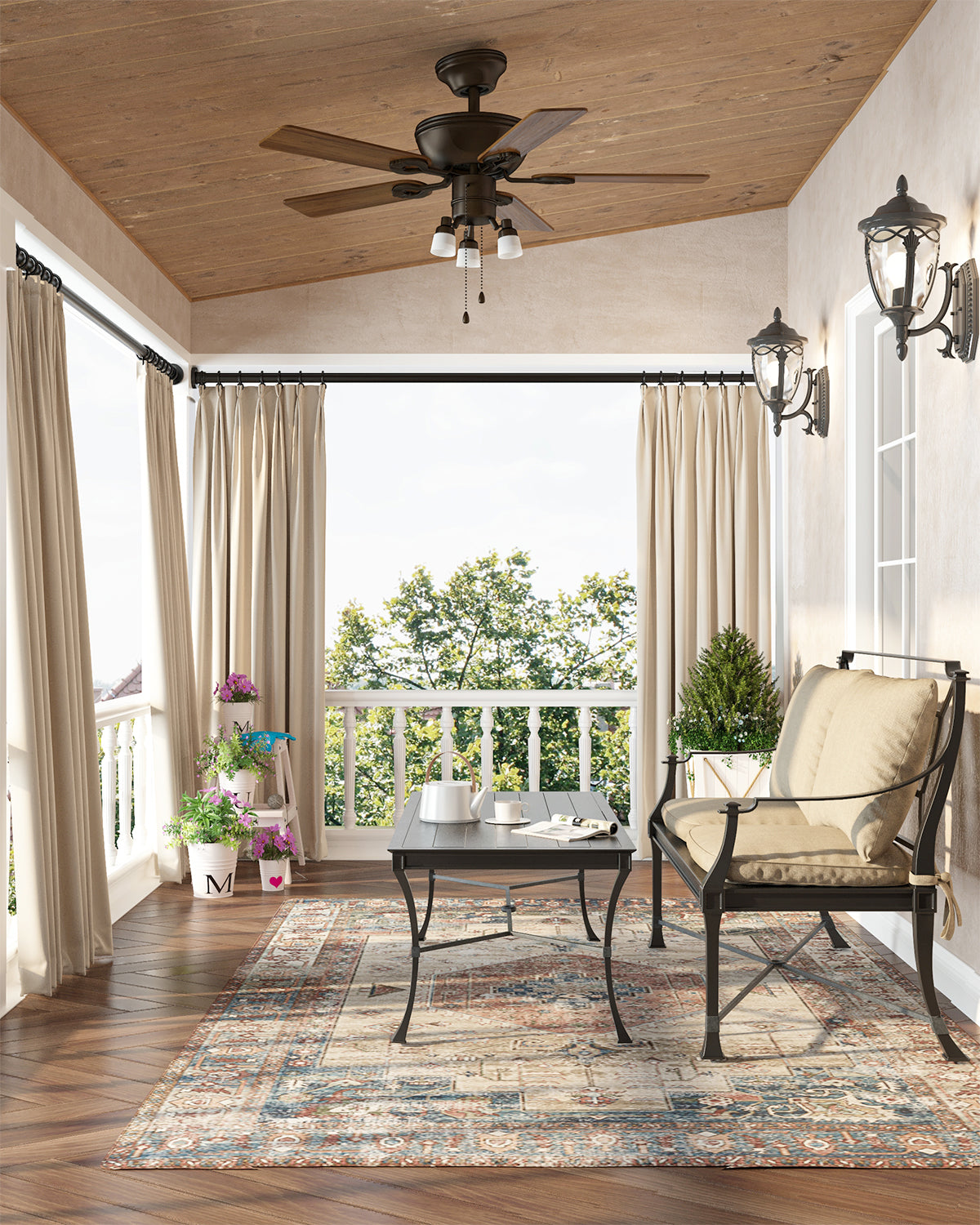 AZ01L Tension Curtain Rods for Windows,Room Divider,66 to 120 Inches,Drill-Free,Spring Loaded,Stable and Anti-Slip