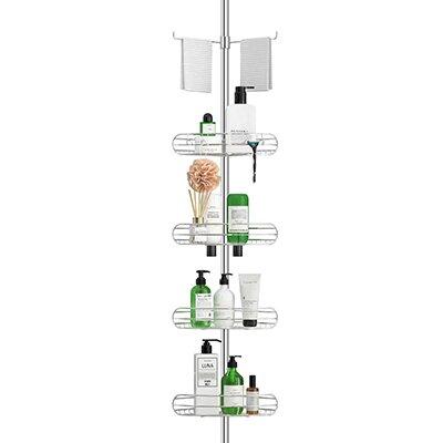 Shower Caddy Tension Pole with stainless steel