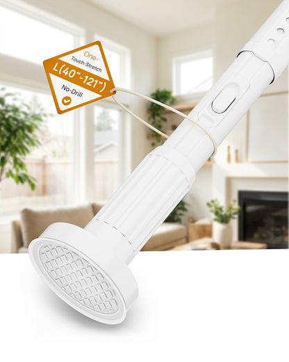 AZ19L Tension Curtain Rods for Windows,40 to 121 Inches