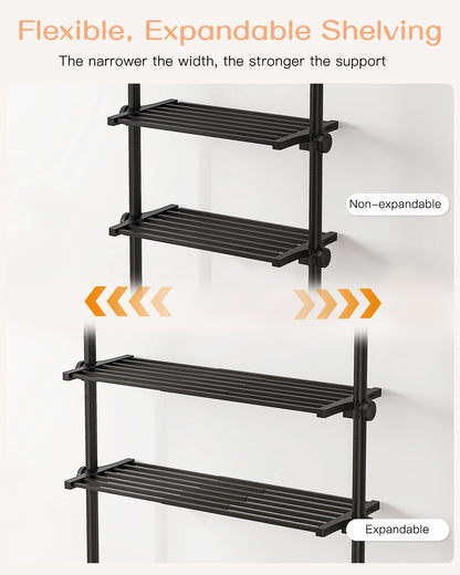 AZ07 5-Tier Narrow Bookshelf