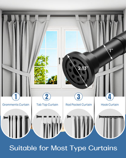 AZ02M Shower Curtain Rod 42-78 Inches for Bathroom