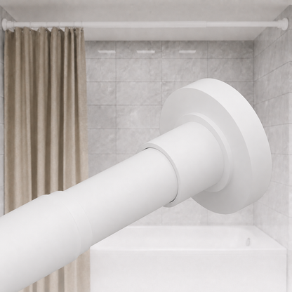 AZ01M Tension Rod for Shower Curtain, Window Curtain, 29 to 84 Inches, Spring Loaded,Stable and Anti-Slip